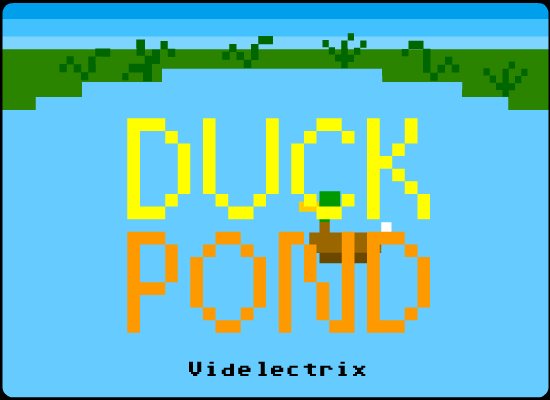 Duck Pond (Browser) screenshot: [Demo version] Atari 2600 title screen