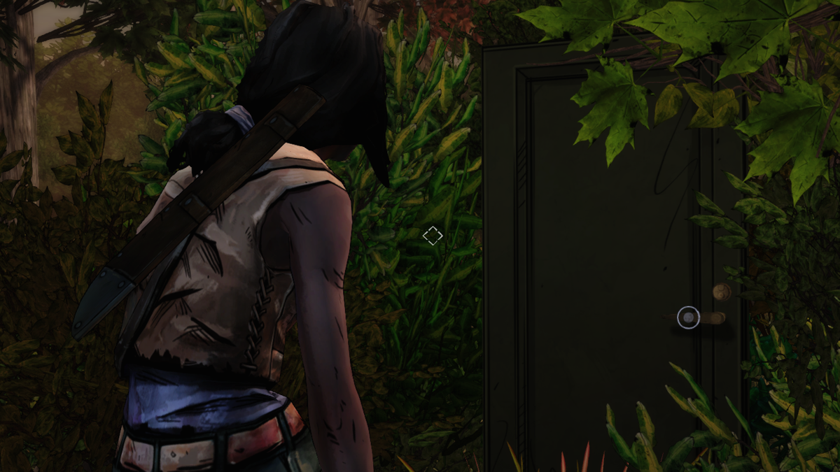 The Walking Dead: Michonne (Macintosh) screenshot: Episode 1 - Things from past and present intertwine