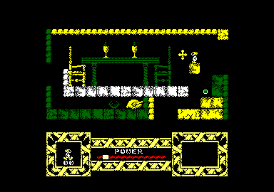 Vampire (Amstrad CPC) screenshot: The dining room
