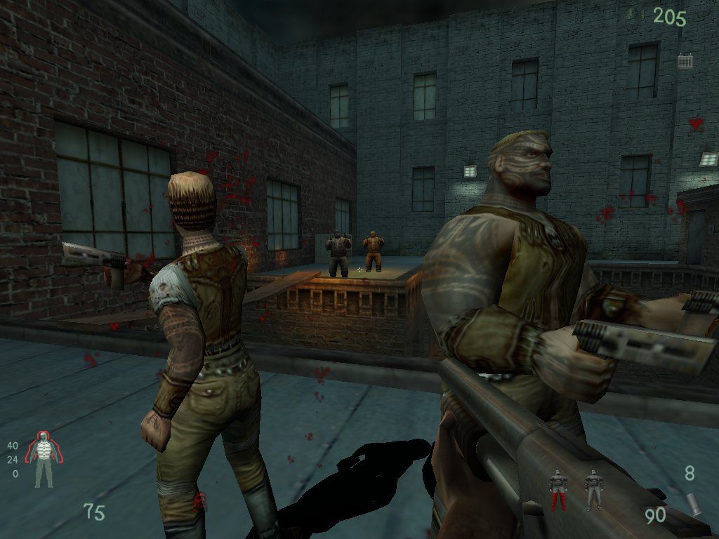 Kingpin: Life of Crime (Windows) screenshot: Rooftop gang war
