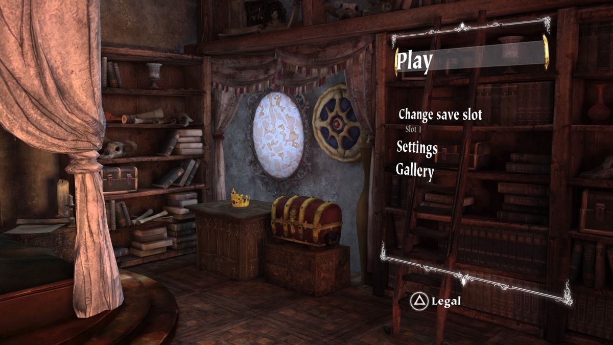 King's Quest: Chapter I - A Knight to Remember (PlayStation 4) screenshot: Main menu