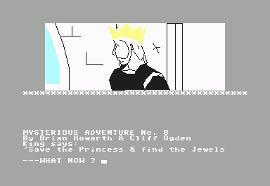 The Wizard of Akyrz (Commodore 64) screenshot: Title