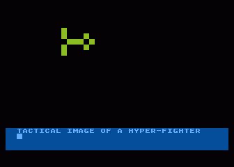 Conflict 2500 (Atari 8-bit) screenshot: Instruction - Hyper-Fighter