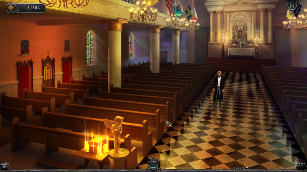 Gabriel Knight: Sins of the Fathers - 20th Anniversary Edition (Macintosh) screenshot: St. Louis cathedral