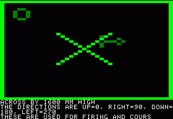 Conflict 2500 (Apple II) screenshot: Instruction - Tatical