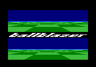 Ballblazer (Amstrad CPC) screenshot: Title screen
