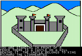 Time Zone (Apple II) screenshot: King Richard's Castle.