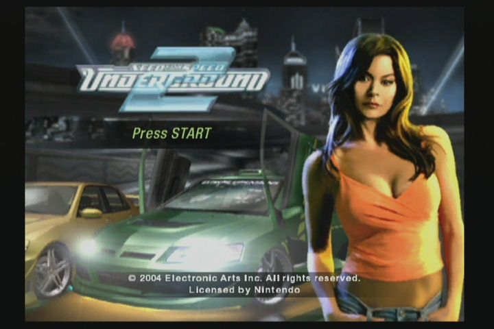Need for Speed: Underground 2 (GameCube) screenshot: Title Screen