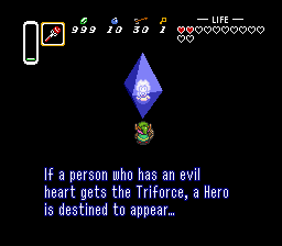 The Legend of Zelda: A Link to the Past (SNES) screenshot: Got one of the crystals