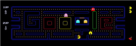 30th Anniversary of Pac-Man (Browser) screenshot: Have you met my other half?