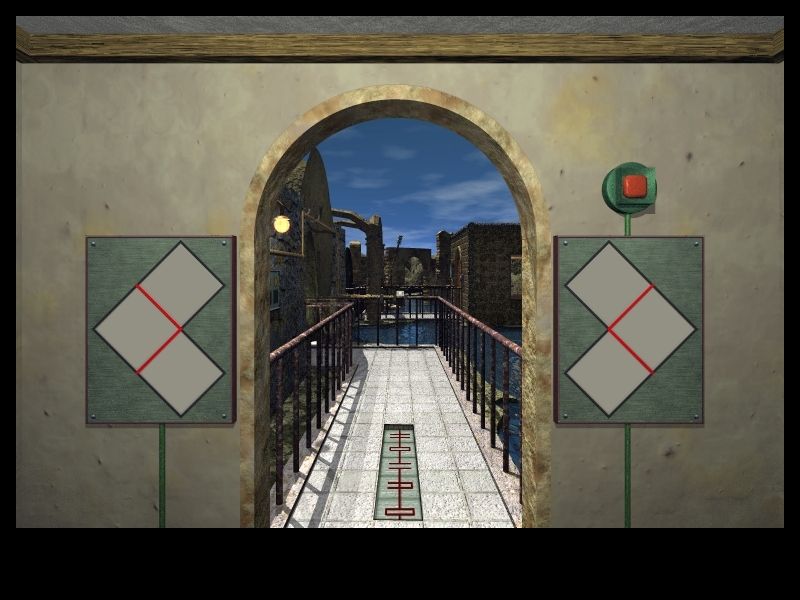 Rhem IV: The Golden Fragments - SE (Windows) screenshot: A puzzle with squares