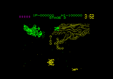 Dragon Breed (Amstrad CPC) screenshot: Stage 3