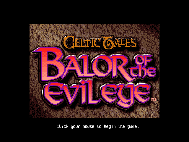 Celtic Tales: Balor of the Evil Eye (DOS) screenshot: Main Title