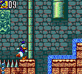 Deep Duck Trouble starring Donald Duck (Game Gear) screenshot: Oops! One inch less and...