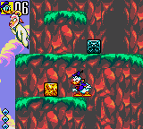 Deep Duck Trouble starring Donald Duck (Game Gear) screenshot: We begin in the valley and have to climb the mountains. Seems I'm not the only one!
