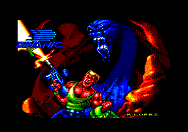 Bestial Warrior (Amstrad CPC) screenshot: Loading screen