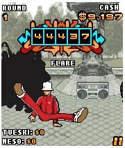 Hip Hop Immortals (J2ME) screenshot: The Breakdancing Minigame