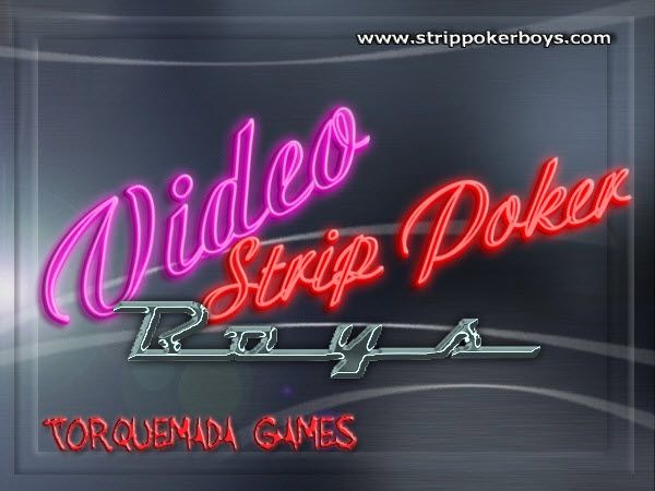 Video Strip Poker Boys (Windows) screenshot: Startup screen (demo version)