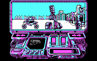 Buggy Ranger (DOS) screenshot: At the beginning