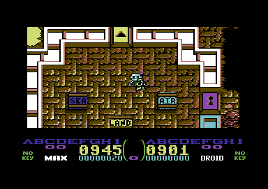 Centurions: Power X Treme (Commodore 64) screenshot: Level 2.