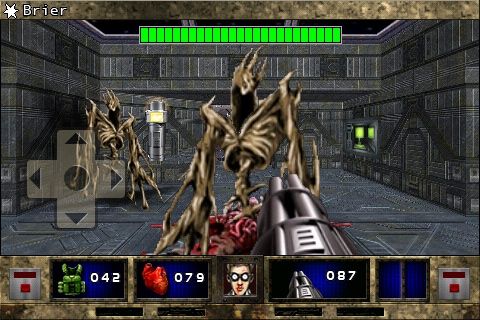 Doom II RPG (iPhone) screenshot: One of the original enemies in this game.
