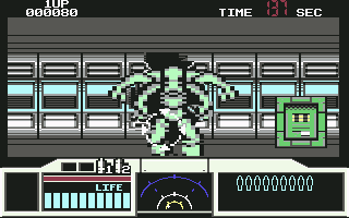 Space Gun (Commodore 64) screenshot: Mission 1