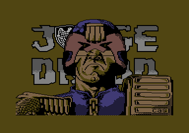 Judge Dredd (Commodore 64) screenshot: Loading screen