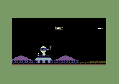 Neoclyps (Commodore 64) screenshot: I have a shield and the border color changed.