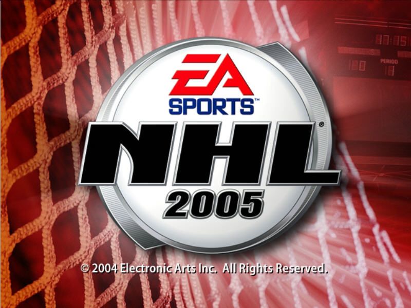 NHL 2005 (Windows) screenshot: Title screen