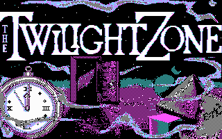The Twilight Zone (DOS) screenshot: Main Title (CGA)