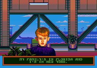 Home Alone 2: Lost in New York (Genesis) screenshot: The basic premise of the story