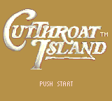 Cutthroat Island (Game Gear) screenshot: Title