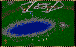 Castles (Amiga) screenshot: Battle.