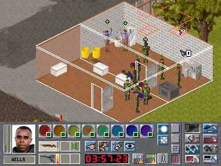 Deadline (DOS) screenshot: Area secured - hostages are fine, terrorists - not so much