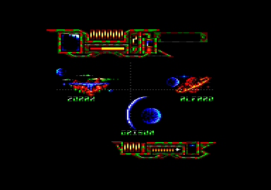 Comando Tracer (Amstrad CPC) screenshot: Selecting the planet