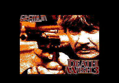 Death Wish 3 (Amstrad CPC) screenshot: Loading screen