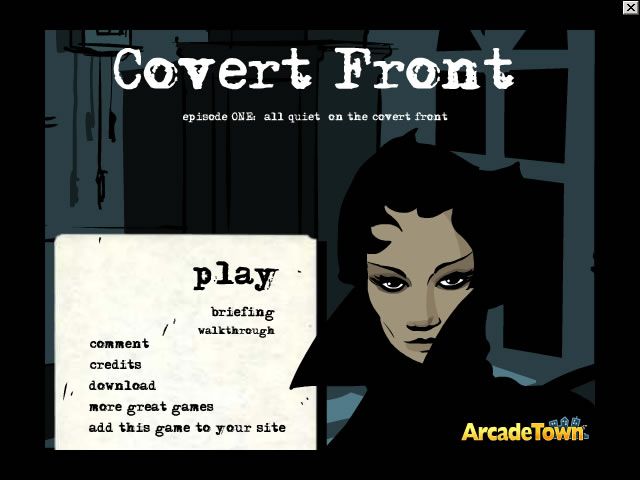 Covert Front: Episode One - All Quiet on Covert Front (Windows) screenshot: Main game screen