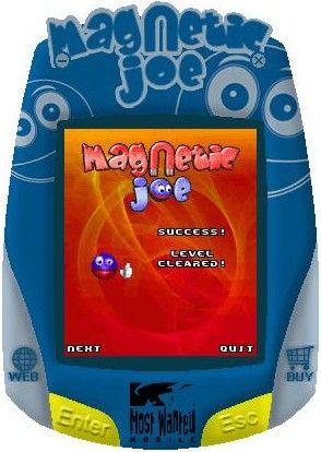 Magnetic Joe (Windows) screenshot: Success!