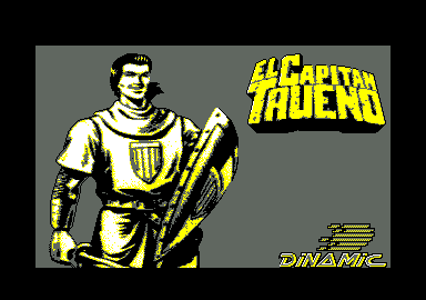 El Capitán Trueno (Amstrad CPC) screenshot: Title screen
