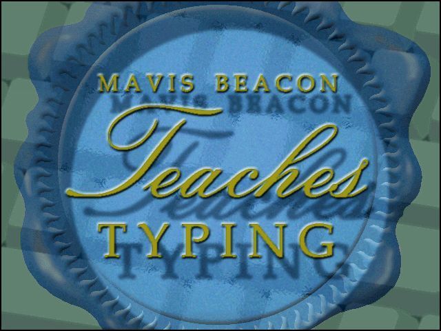 Mavis Beacon Teaches Typing: New UK Version 11 (Windows) screenshot: The title screen