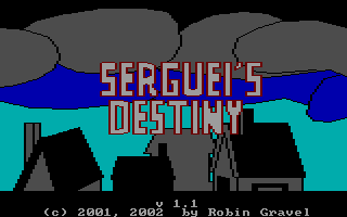 Serguei's Destiny (DOS) screenshot: title screen