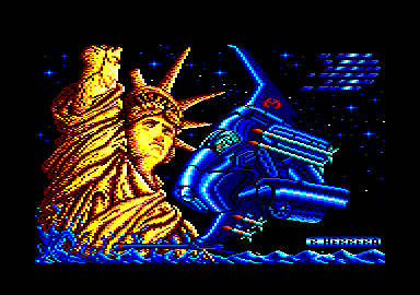 Meganova (Amstrad CPC) screenshot: Loading screen