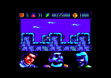 El Capitán Trueno (Amstrad CPC) screenshot: The giant spiders