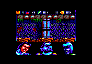 El Capitán Trueno (Amstrad CPC) screenshot: The spectres
