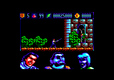 El Capitán Trueno (Amstrad CPC) screenshot: The action begins
