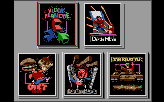 Future Classics Collection (DOS) screenshot: Pick a game