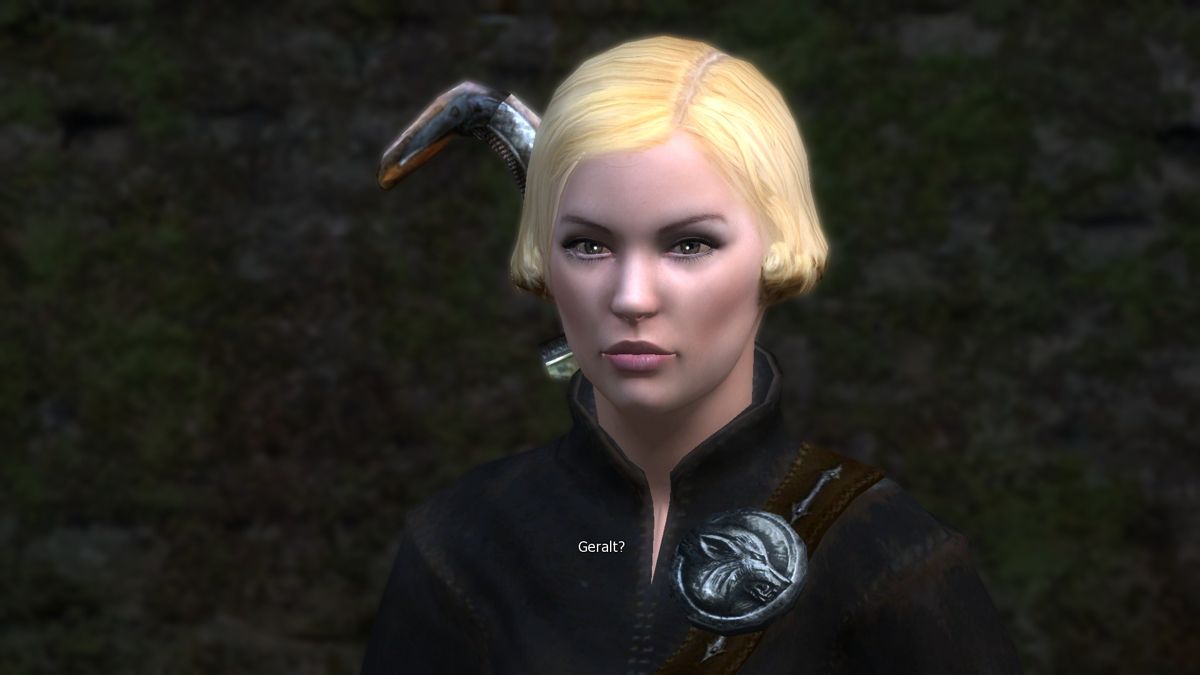 The Witcher: Enhanced Edition (Windows) screenshot: New Side Quests - Deidre seems to be the cause of all the commotion... to help her or give her to the wolves, as usual, your choice.