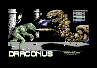 Draconus (Commodore 64) screenshot: Loading screen