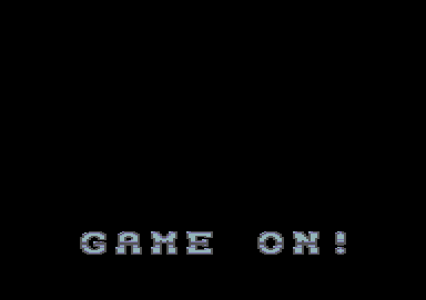 Draconus (Commodore 64) screenshot: Game on! (start game)