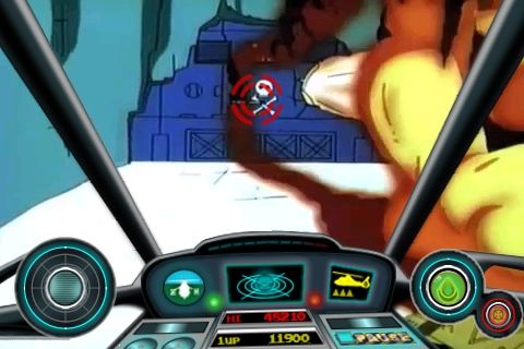 Cobra Command (iPhone) screenshot: It's gonna blow!
